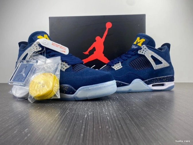 Rep Husky 4 Michigan Jordan (PE) Retro Air AJ4-1036660 0707
